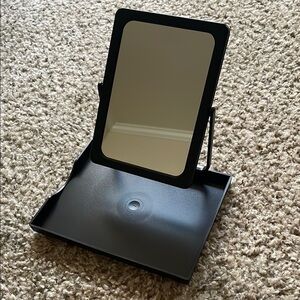 Mary Kay Portable Black Makeup Mirror + Tray with Bag